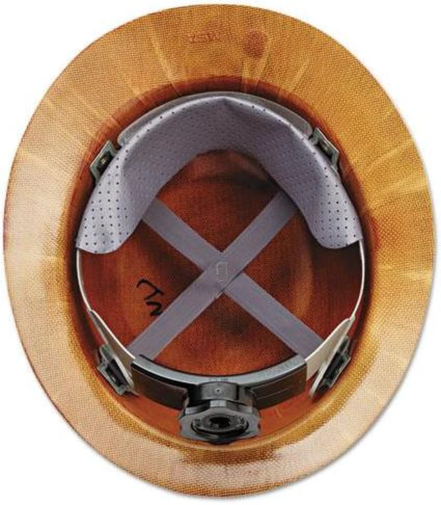 Alt view image 5 of 14 - Skullgard Protective Hard Hats Ratchet Suspension Size 6 1/2 - 8 Natural Tan