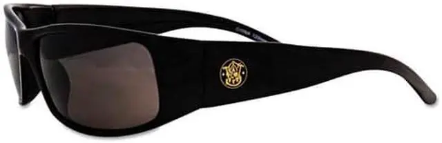 Alt view image 5 of 20 - Smith & Wesson Elite Safety Eyewear, Black Frame, Smoke Anti-Fog Lens 21303