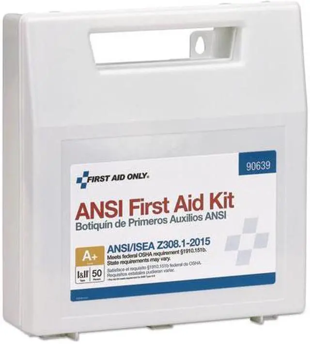 Alt view image 5 of 15 - ANSI Class A+ First Aid Kit for 50 People, 183 Pieces FAO90639