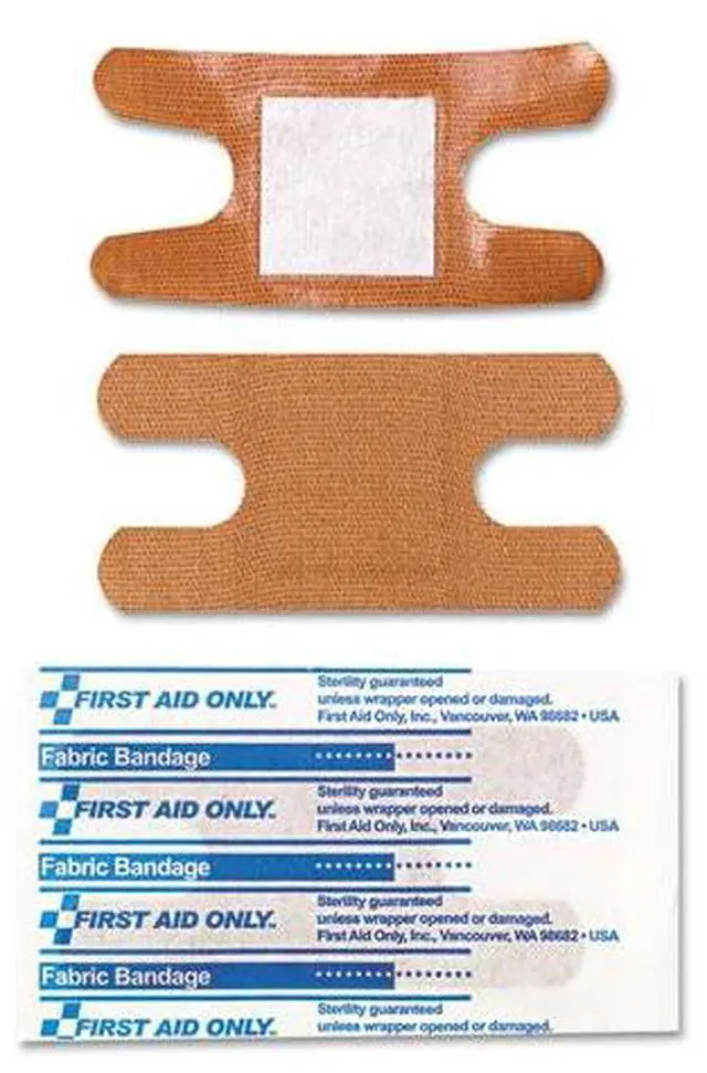 Alt view image 3 of 7 - First Aid Only, Inc Knuckle Fabric Bandages 10/BX Beiger FAE3008