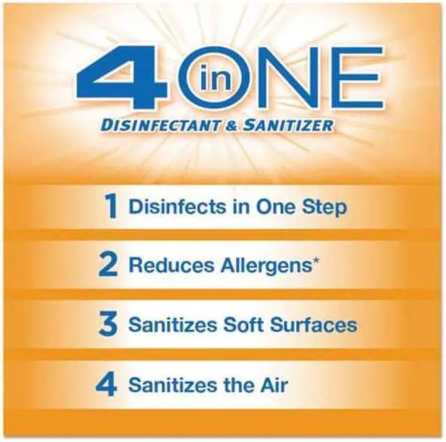 Alt view image 5 of 5 - Clorox 4 in One Disinfectant Sanitizer - 1 Each 31043
