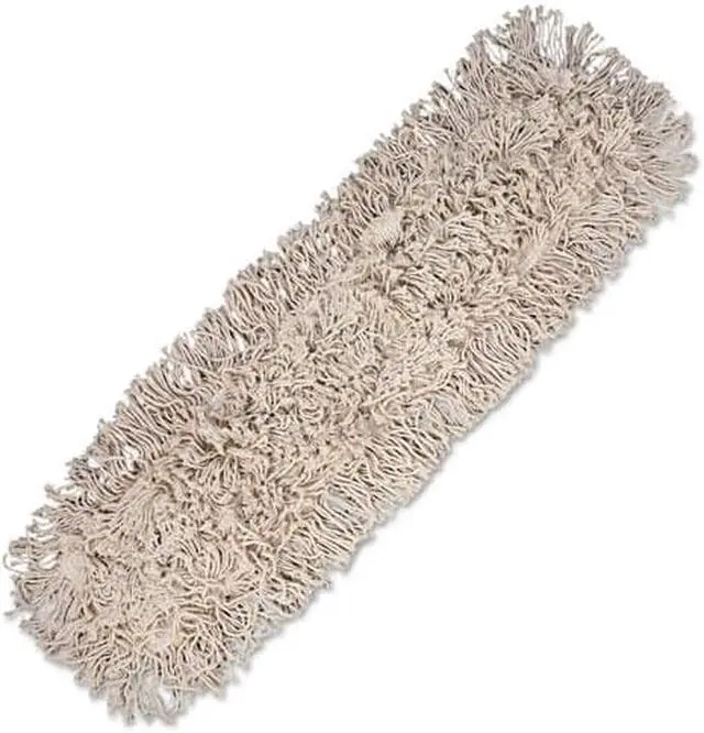 Alt view image 3 of 17 - Boardwalk Mop Head Dust Cotton 24 x 3 White 1024