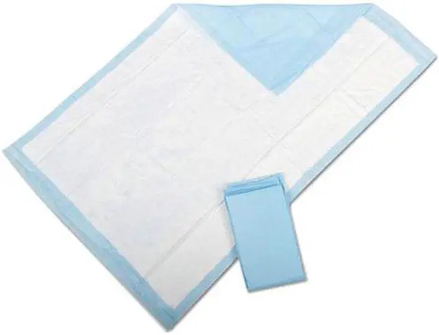 Alt view image 3 of 3 - Protection Plus Disposable Underpads, 23 X 36, Blue, 25/bag