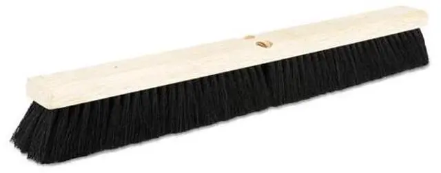 Alt view image 8 of 20 - Boardwalk Floor Brush Head 2 1/2" Black Tampico Fiber 24" 20224