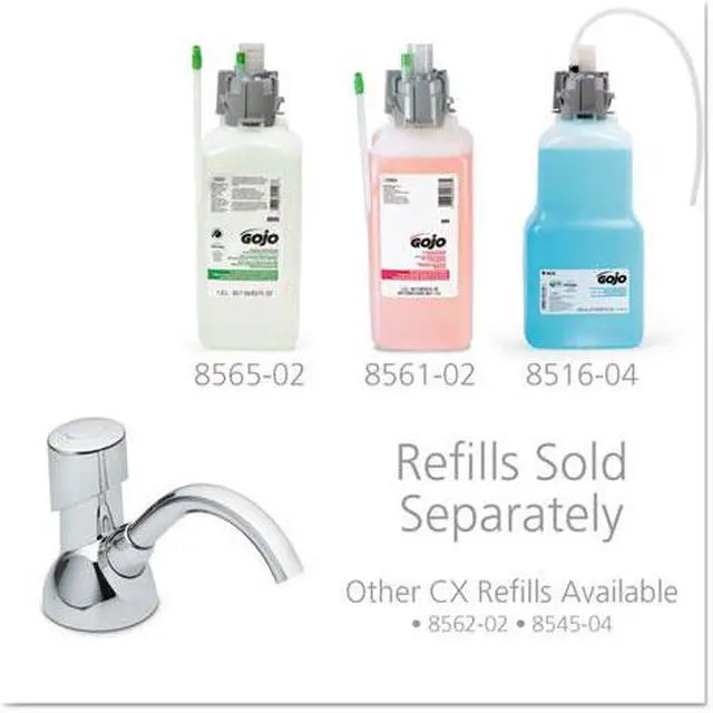 Alt view image 9 of 20 - CX Counter Mount Foam Soap Dispenser, 1500mL, 4-1/2w x 11-7/8d x 4-1/2