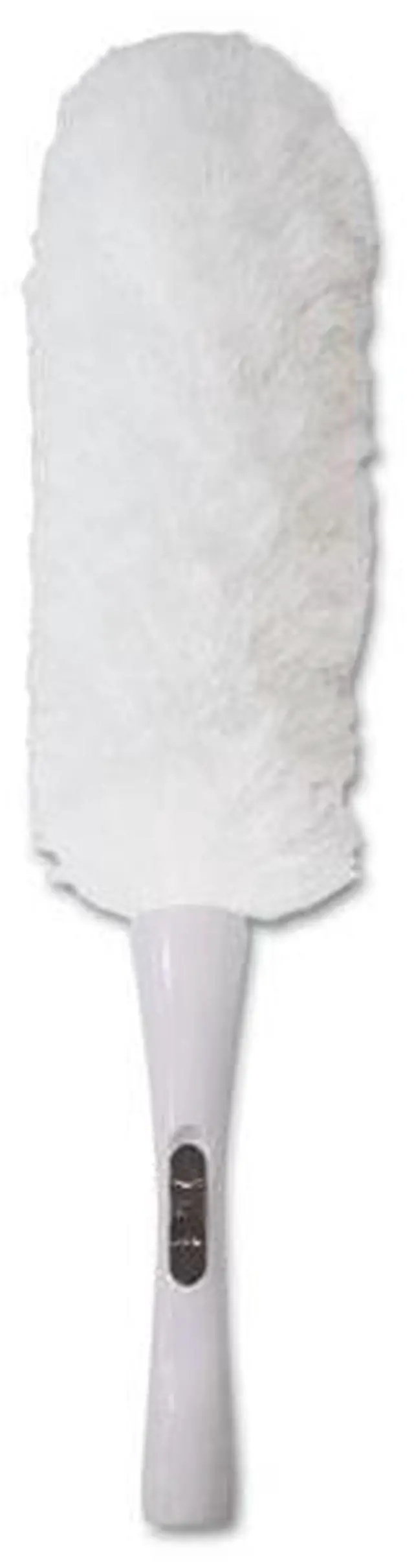 Alt view image 2 of 13 - Boardwalk MicroFeather Duster Microfiber Feathers Washable 23" White MICRODUSTER