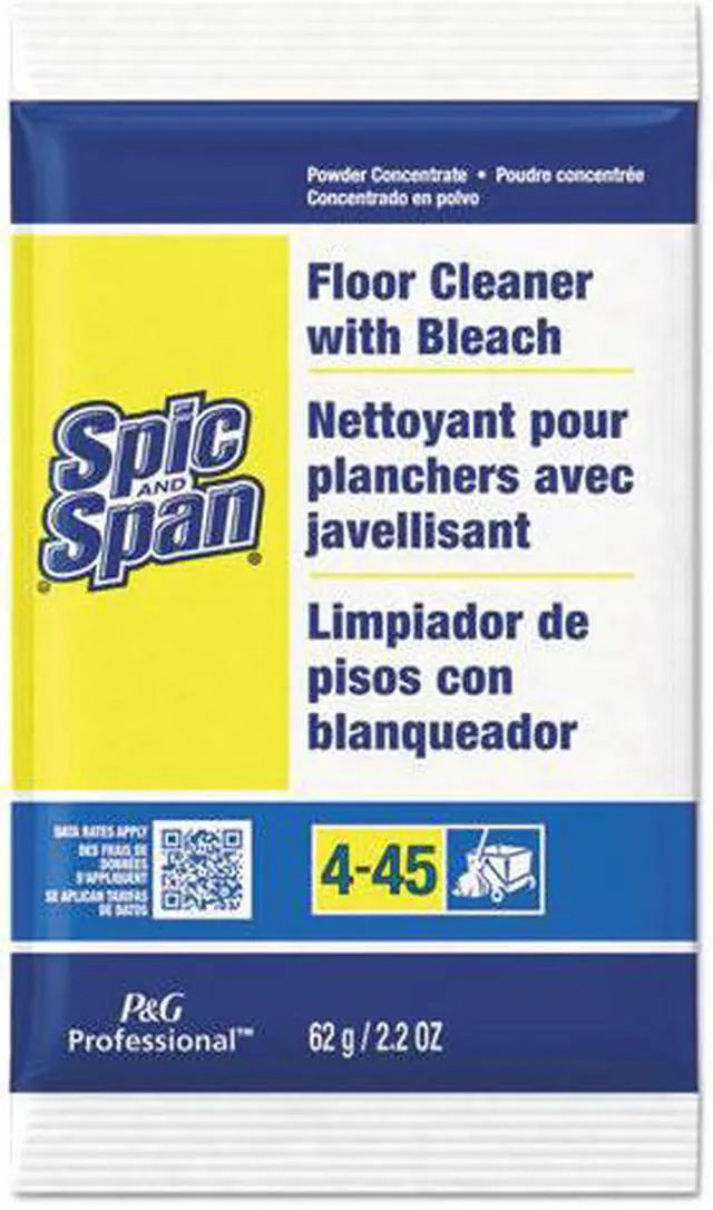Alt view image 5 of 5 - Bleach Floor Cleaner Packets, 2.2oz Packets, 45/carton