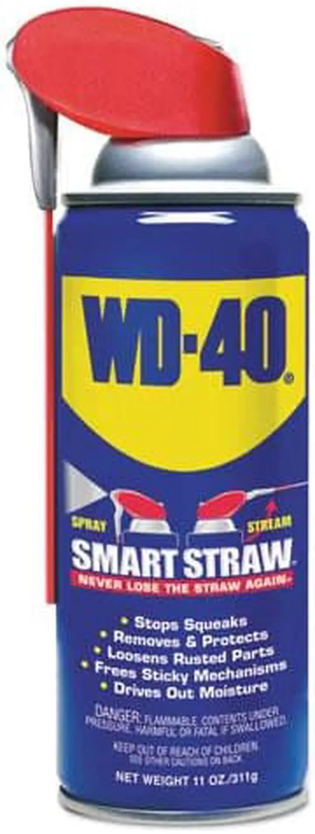Alt view image 2 of 20 - WD-40 Company Smart Straw Spray Lubricant 11 oz Aerosol Can 490040EA