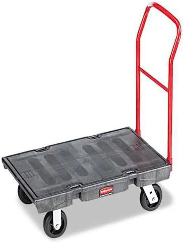 Alt view image 3 of 10 - C-24"X48" Platform Trucreg Black 1000Lb Capacit