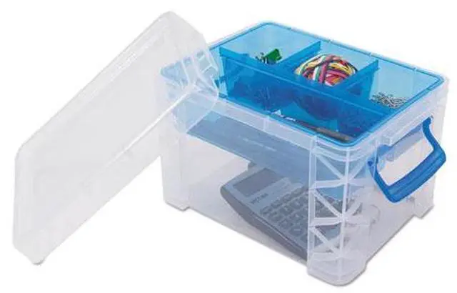 Main image of Advantus Box,Storage,5 Comp,Clr 37375