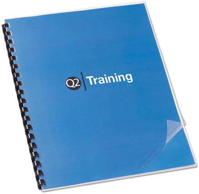 Alt view image 4 of 4 - Clear View Presentation Binding System Cover, 11 X 8-1/2, Clear, 100/box
