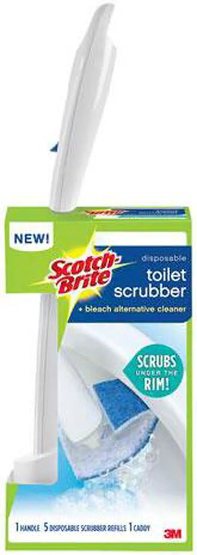 Alt view image 2 of 17 - Scotch-Brite Disposable Toilet Scrubber