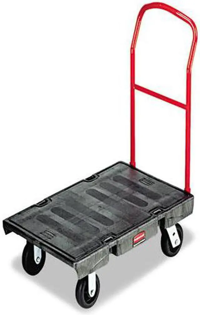 Alt view image 4 of 10 - C-24"X48" Platform Trucreg Black 1000Lb Capacit