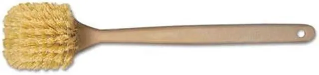 Alt view image 3 of 10 - Boardwalk Utility Brush Polypropylene Fill 20" Long Tan Handle 4320
