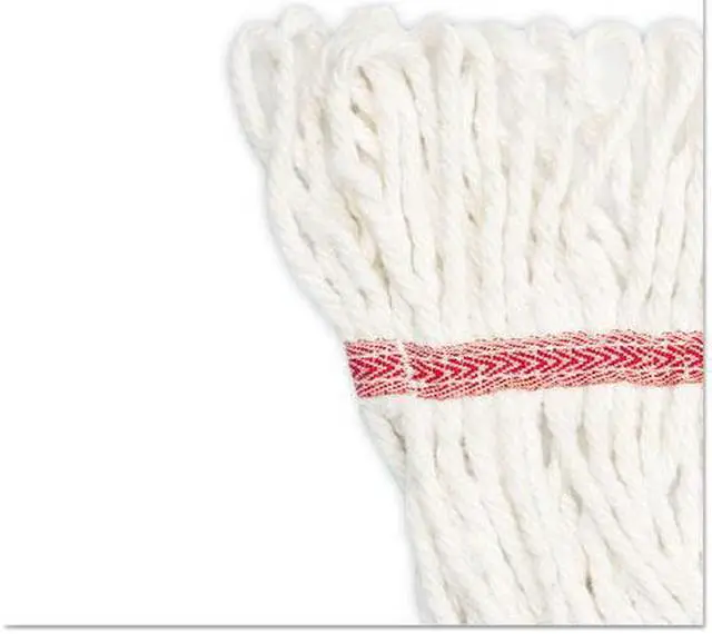 Alt view image 12 of 20 - Boardwalk Super Loop Wet Mop Head Cotton/Synthetic Large Size White 503WHEA