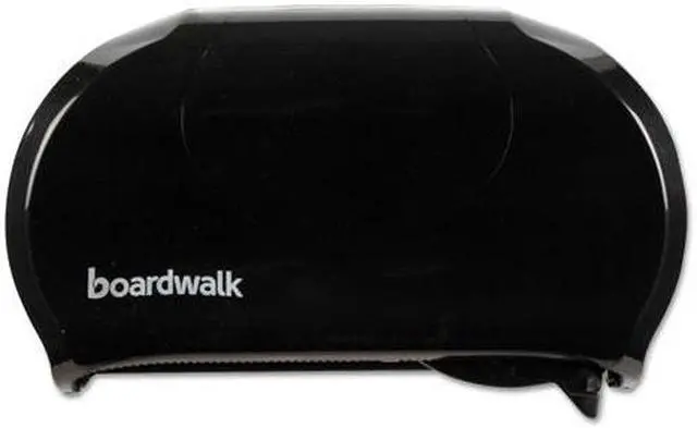 Main image of Boardwalk Standard Twin Toilet Tissue Dispenser, 13 X 8 3/4, Black 1502