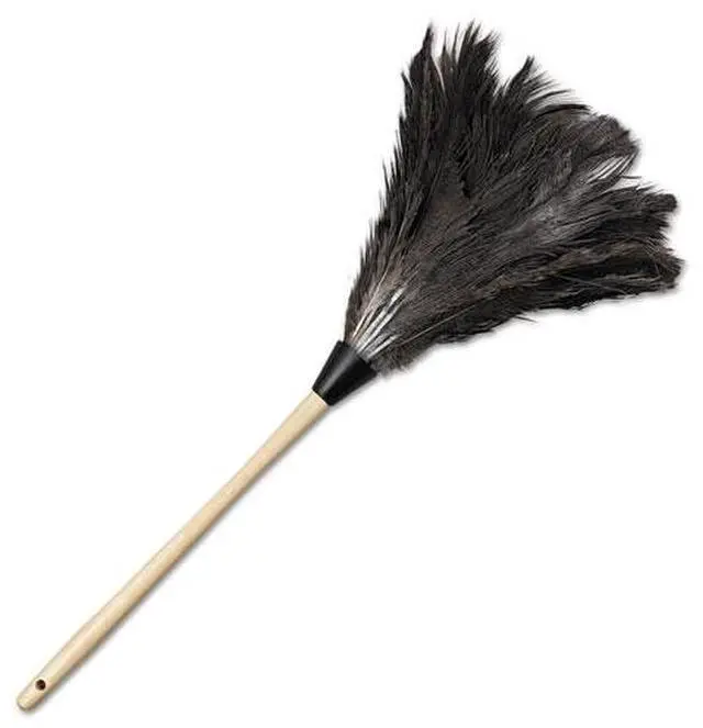 Alt view image 5 of 20 - Boardwalk Professional Ostrich Feather Duster 7" Handle 13FD