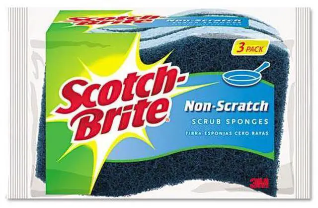 Alt view image 4 of 5 - 3M Scotch-Brite No Scratch Scrub Sponges
