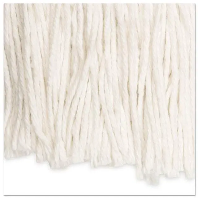 Alt view image 8 of 20 - Boardwalk Cut-End Wet Mop Head Rayon No. 20 White 2020REA