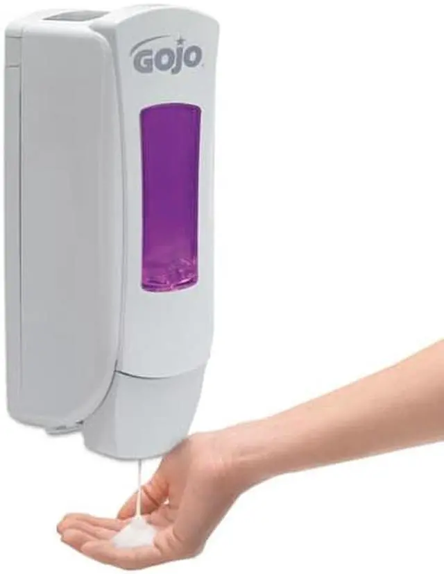 Alt view image 9 of 11 - Antibacterial Plum Foam Hand Wash, 1200Ml, Plum Scent, Clear Purple (Case of 3) GOJ881203CT