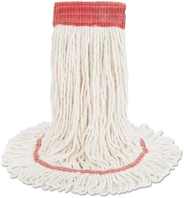 Alt view image 11 of 20 - Boardwalk Super Loop Wet Mop Head Cotton/Synthetic Large Size White 503WHEA