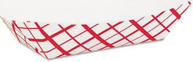 Main image of SCT Paper Food Baskets 2.5lb Red/White 500/Carton 0421