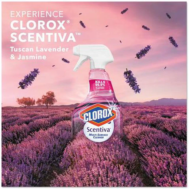 Alt view image 6 of 16 - Clorox 31387 Scentiva Multi Surface Cleaner, Tuscan Lavender And Jasmine, 6/Carton