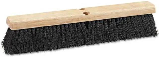 Alt view image 3 of 14 - Boardwalk Floor Brush Head 18" Wide Black Medium Weight Polypropylene Bristles