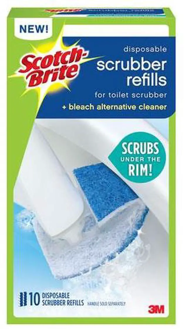 Alt view image 2 of 3 - Scotch-Brite Disposable Toilet Scrubbers Refill