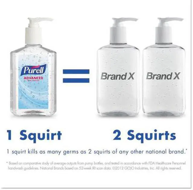 Alt view image 8 of 19 - Gojo - GOJ 3659-12 - Advanced Instant Hand Sanitizer, 12-oz. Pump Bottle