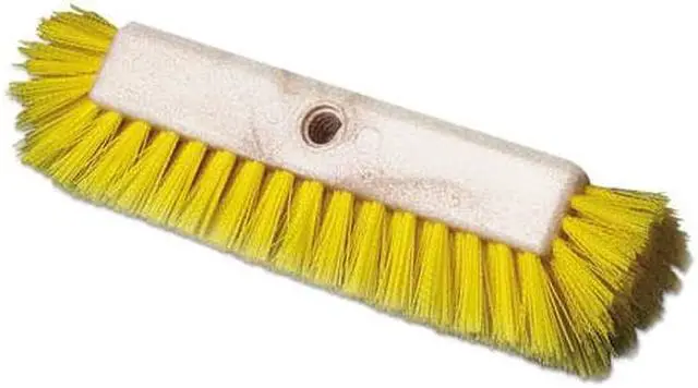 Alt view image 3 of 16 - Boardwalk Dual-Surface Scrub Brush Plastic Fill 10" Long Yellow 3410