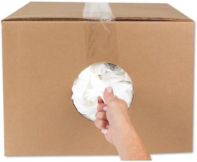 Alt view image 6 of 19 - Hospital Specialty T-Shirt Rags Bleached White 25 Pounds/Bag 45525