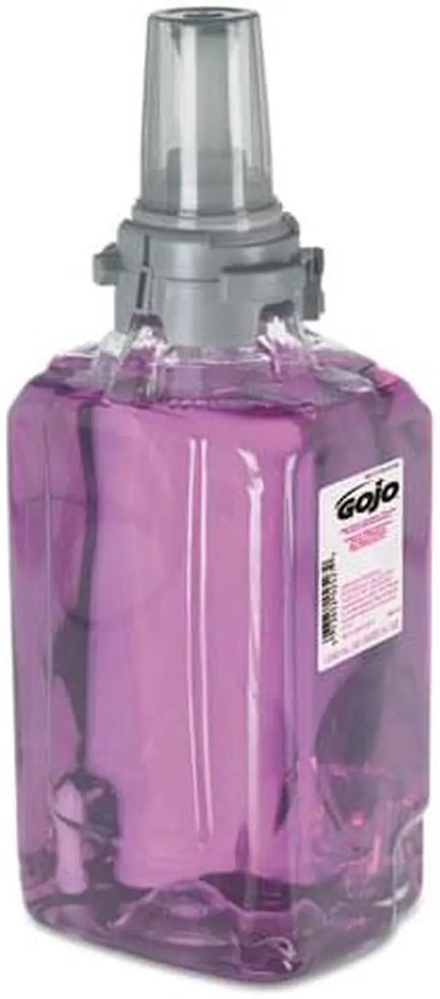 Alt view image 6 of 11 - Antibacterial Plum Foam Hand Wash, 1200Ml, Plum Scent, Clear Purple (Case of 3) GOJ881203CT