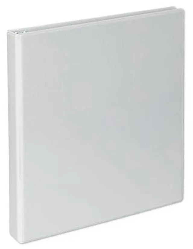 Main image of Slant-Ring Economy View Binder, 1" Capacity, White, 4/Pack