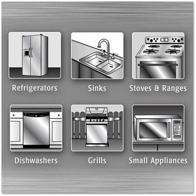 Alt view image 6 of 10 - Stainless Steel Wipes, 7 X 8, 30/canister, 4 Canisters/carton