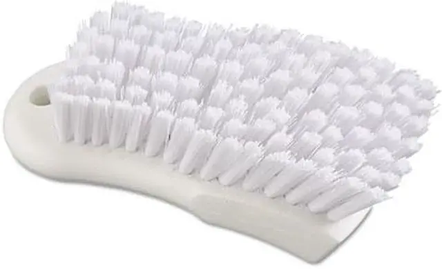 Alt view image 3 of 11 - Boardwalk Scrub Brush White Polypropylene Fill 6" Long White FSCBWH