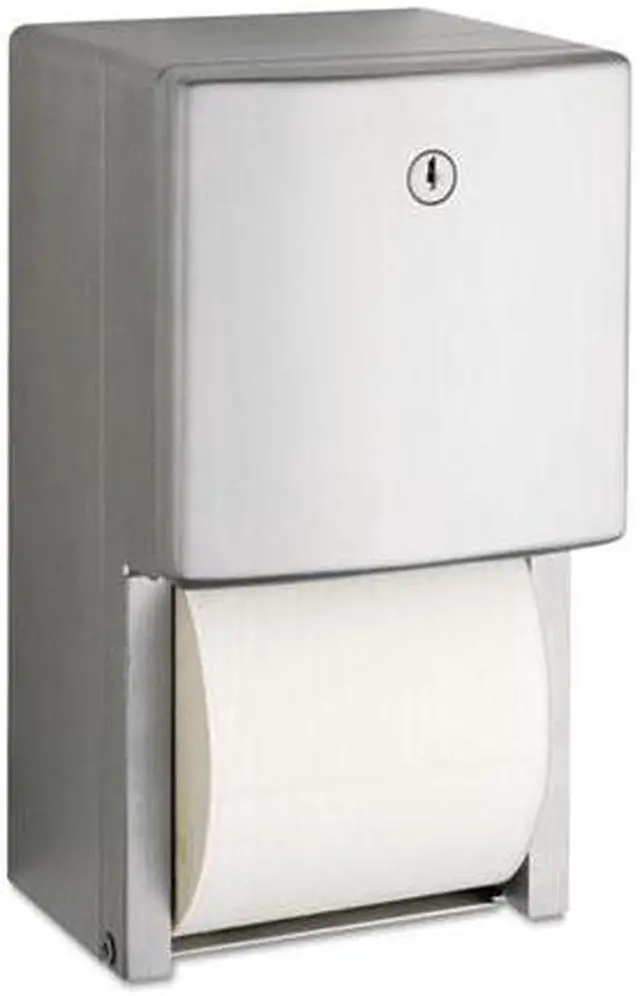 Alt view image 4 of 11 - Bobrick ConturaSeries Two-Roll Tissue Dispenser 6 1/16" x 5 15/16" x 11" 4288