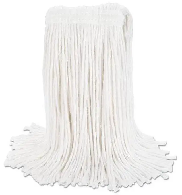 Alt view image 7 of 20 - Boardwalk Cut-End Wet Mop Head Rayon No. 20 White 2020REA
