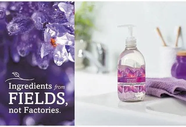 Alt view image 5 of 17 - Seventh Generation 22926 Natural Purifying Hand Wash, Lavender, 12oz Pump Bottle, 1 Each