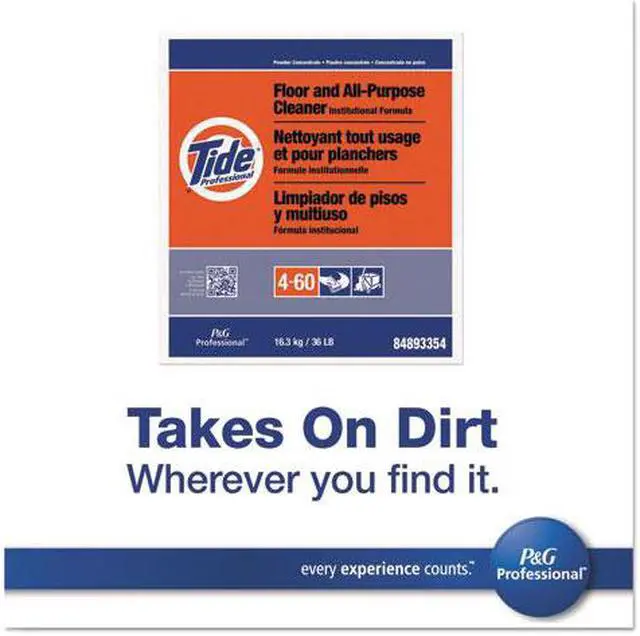 Alt view image 6 of 12 - Tide 36 lb. Floor Cleaner, 1 EA 36 lb. White   PGC 02364