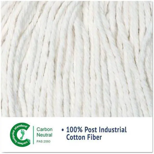 Alt view image 7 of 20 - Boardwalk Cut-End Wet Mop Head Cotton No. 20 White 2020CEA