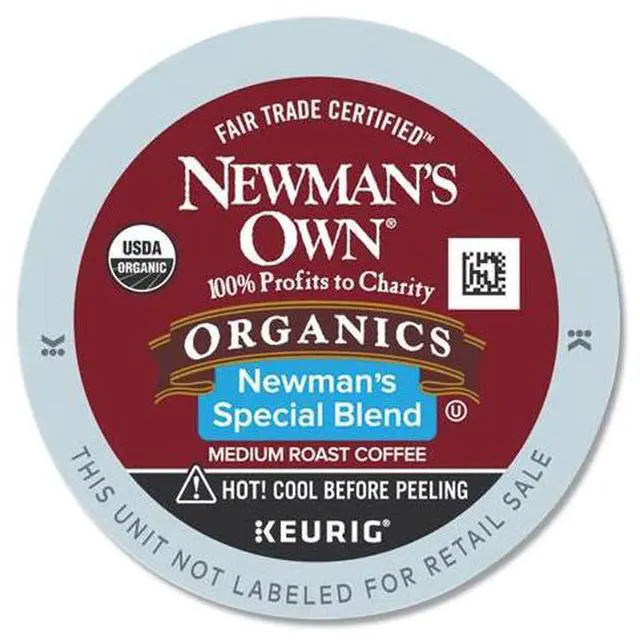 Alt view image 4 of 7 - Newman's Own Organic Special Blend Coffee, Keurig Single-Serve K-Cup Pods, Medium Roast Coffee, 24 Count/Box