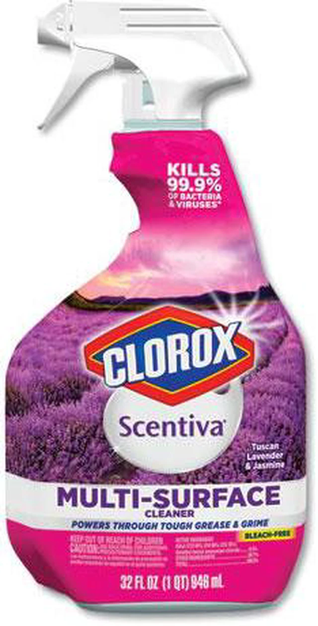 Alt view image 2 of 16 - Clorox 31387 Scentiva Multi Surface Cleaner, Tuscan Lavender And Jasmine, 6/Carton