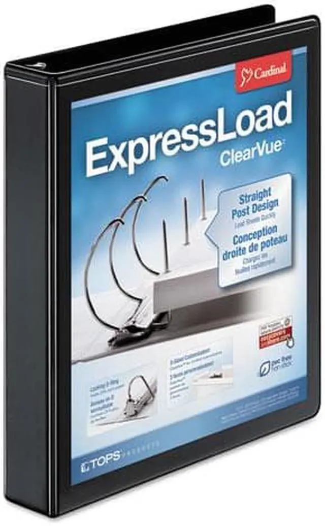 Alt view image 5 of 20 - Cardinal ExpressLoad ClearVue Locking D-Ring Binder - 12 EA/CT