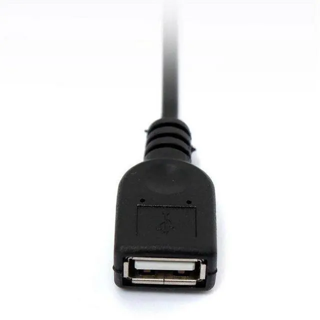 Alt view image 3 of 6 - 5V USB Female to DC Power Jack 5.5 2.1mm Charge Adpter Cable for Phone & Tablet