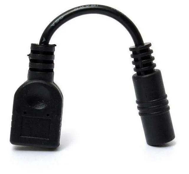 Alt view image 5 of 6 - 5V USB Female to DC Power Jack 5.5 2.1mm Charge Adpter Cable for Phone & Tablet