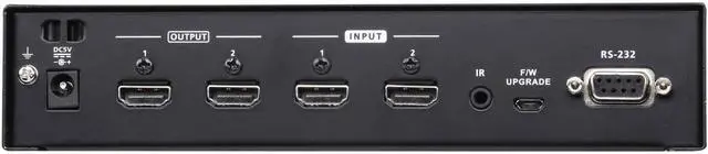 Alt view image 8 of 8 - ATEN VM0202H 2x2 4K HDMI Matrix Switch