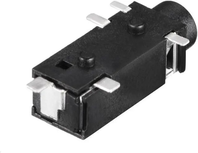 Alt view image 3 of 4 - 3.5 mm Audio Jack Connector PCB Mount Female Socket 5 Pin PJ-328 5pcs
