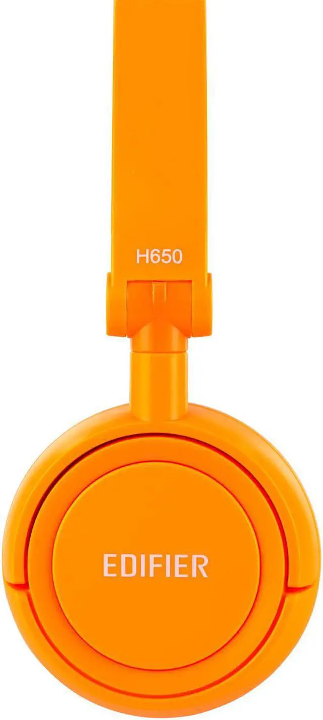 Alt view image 12 of 13 - Edifier H650 Headphones - Hi-Fi On-Ear Foldable Noise-Isolating Stereo Headphone, Ultralight and Tri-fold Portable - Black White Orange Blue Violet/Purple Pink
