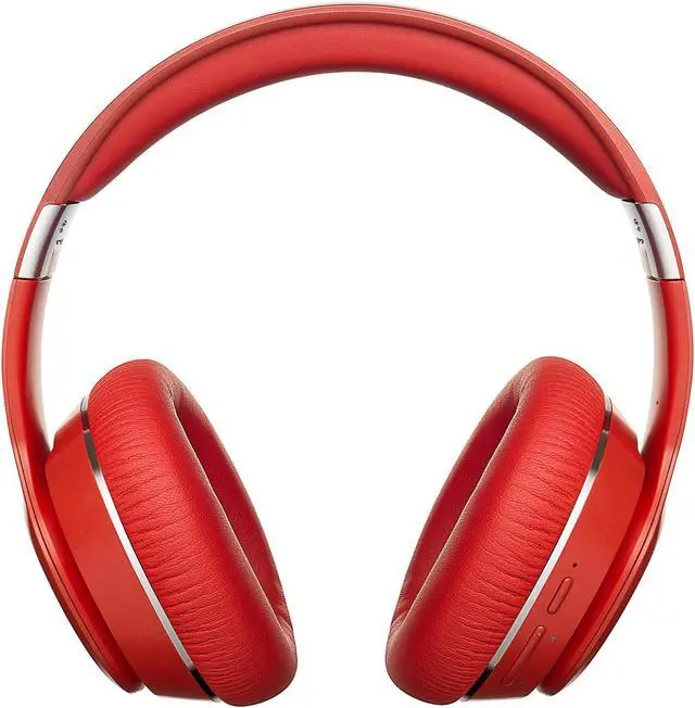Alt view image 10 of 11 - Edifier W820BT Bluetooth Headphones - Foldable Wireless Headphone with 80-hour Long Battery Life - Red